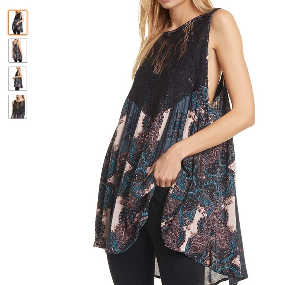 NWT FREE PEOPLE “Count me in Trapeze” Dress Small